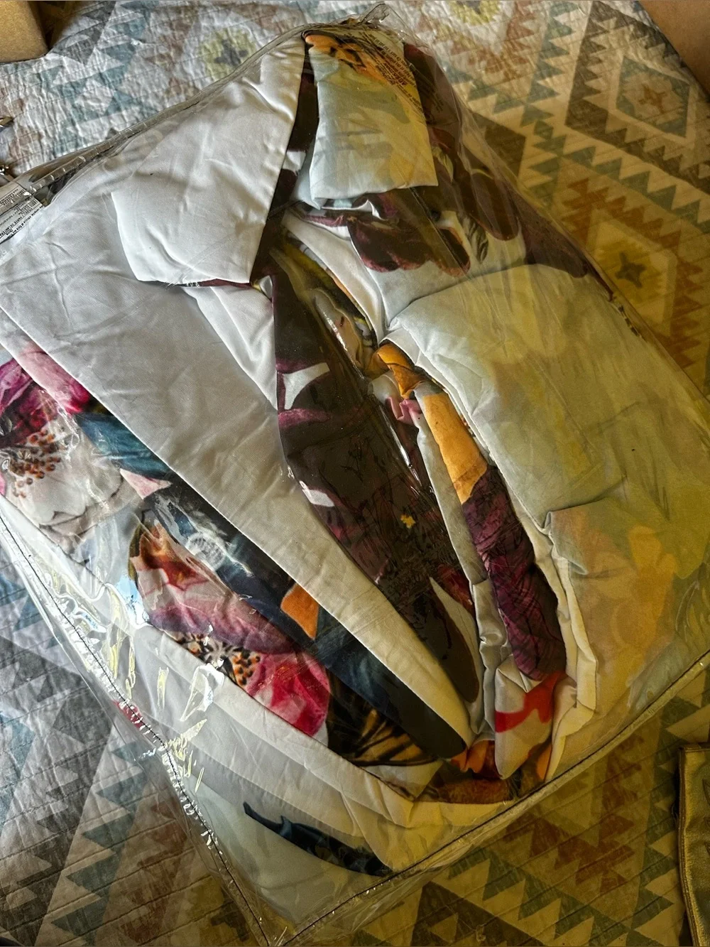 Floral Garden Blue duvet cover & shams